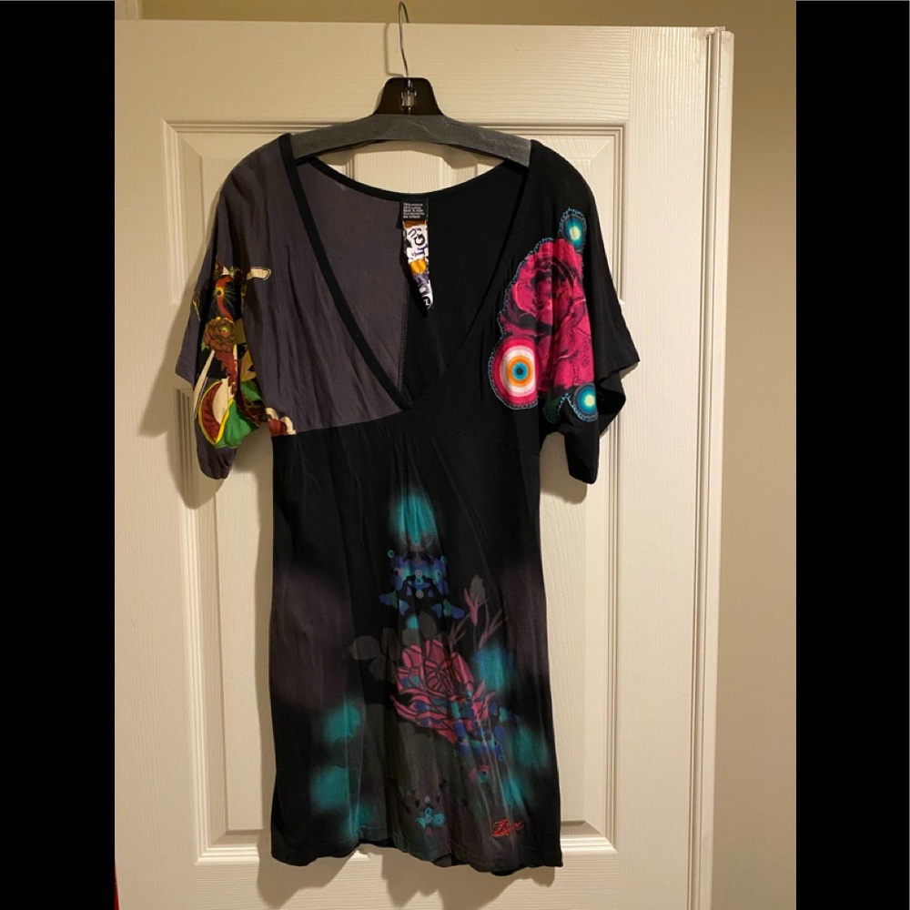 Desigual colorful dress, size XL,